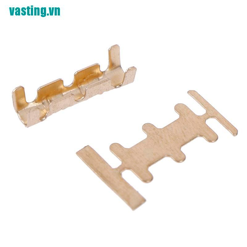 Set 100 đầu nối dây điện bằng đồng thau 0.5-1.5Mm2 uốn cong