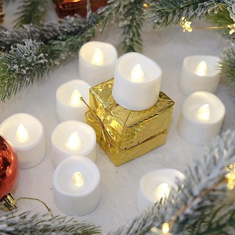 1 Đèn LED Hình Ngọn Nến Không Lửa Chạy Bằng Pin Dùng Trang Trí Tiệc