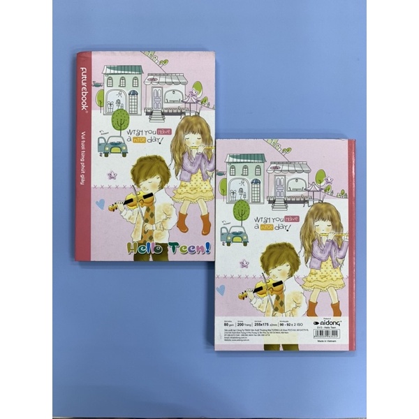 Tập sinh viên Futurebook  200 trang, ô kẻ ngang, ĐL 80g/m2 SV3