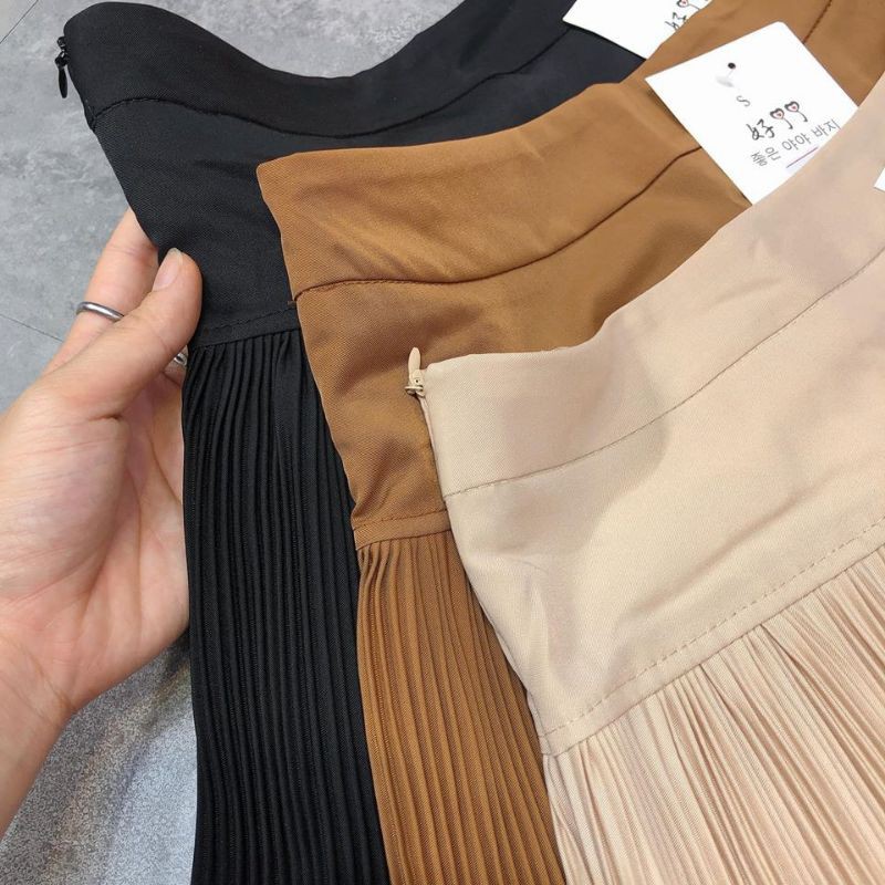 Chân váy xòa ly tăm có lót quần trong váy ,chất liệu cao cấp cam kết hàng loại đẹp cho xem hàng CV059