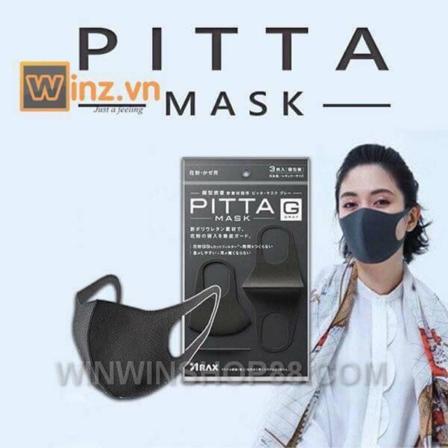 [Giá Sỉ] SET 3 KHẨU TRANG PITTA MASK KHÁNG KHUẨN