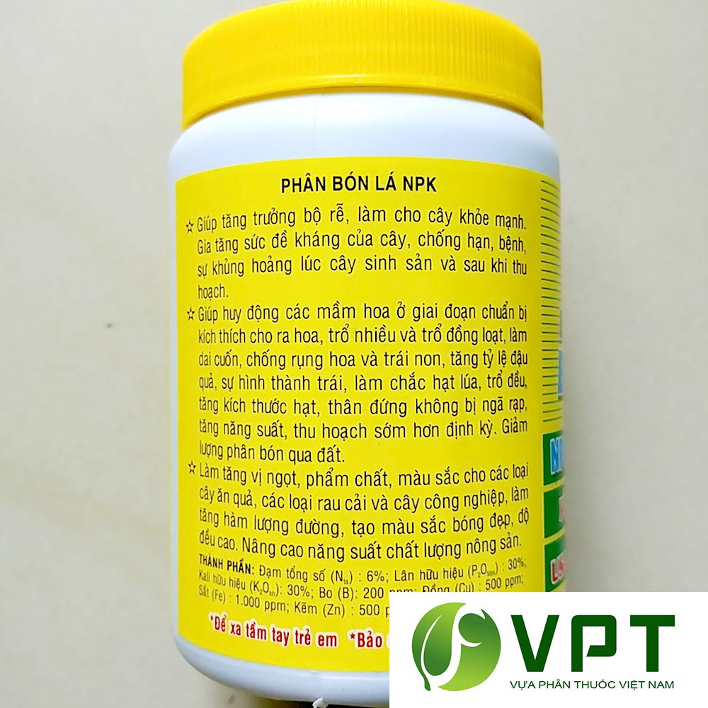 Phân Bón Lá NPK 6-30-30+TE Của Growmore Loại 100g