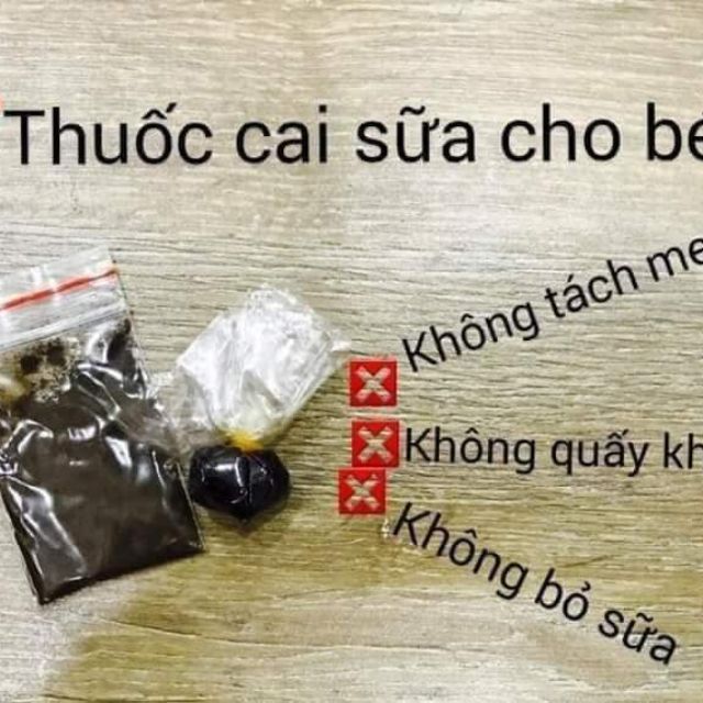 Thuốc cai sữa mẹo