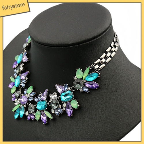 Dây Chuyền Hợp Kim Hình Hoa Đính Đá Xinh Xắn