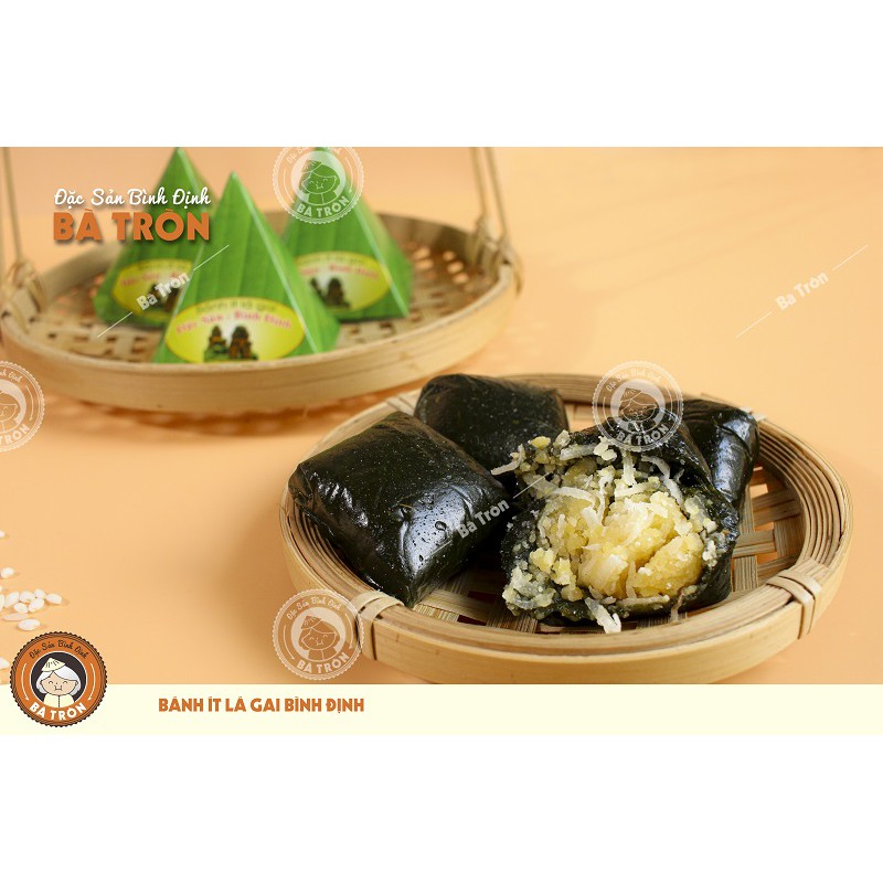 [Hàng Tuyển]_Bánh Ít Lá Gai Bình Định_Bánh làm tay_Lò Truyền Thống Gia Truyền