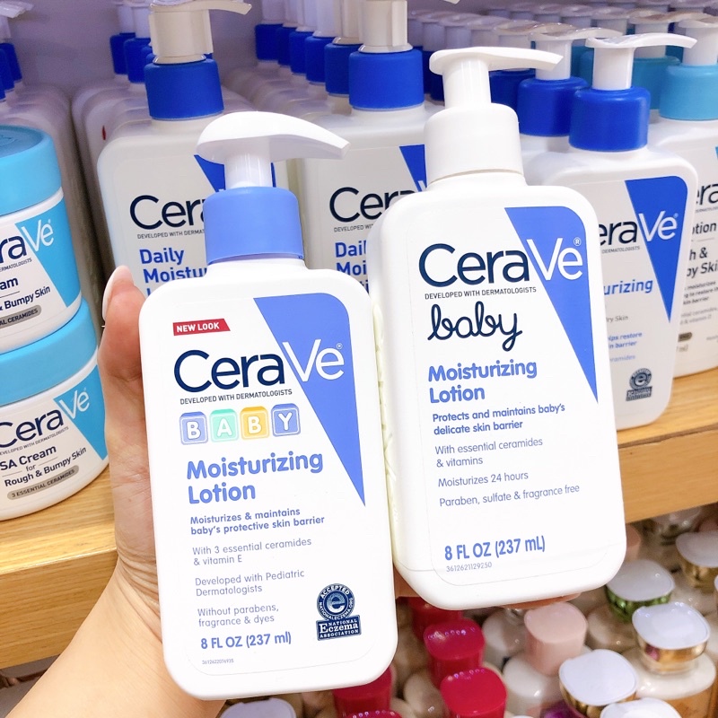 Kem Dưỡng Cho Bé CeraVe Baby Moisturizing Lotion ( 237mL )