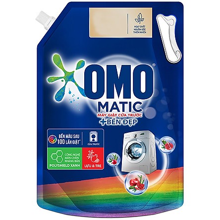 Túi Nước Giặt Omo Matic Bền Đẹp Cửa Trước