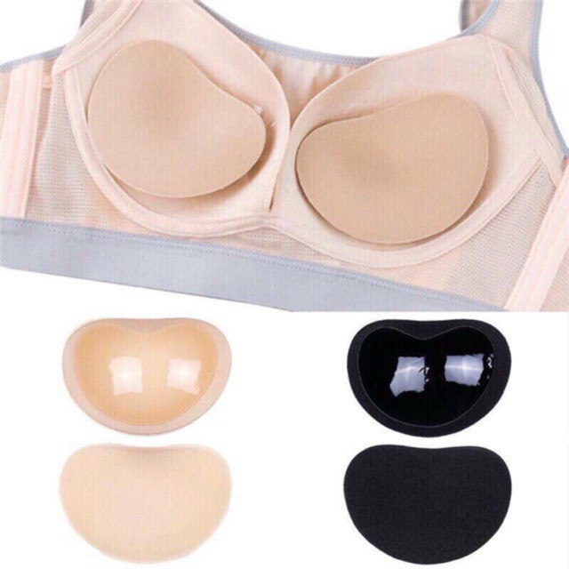 Miếng dán đệm trái tim silicon bên trong đồ lót đa năng siêu nâng ngực