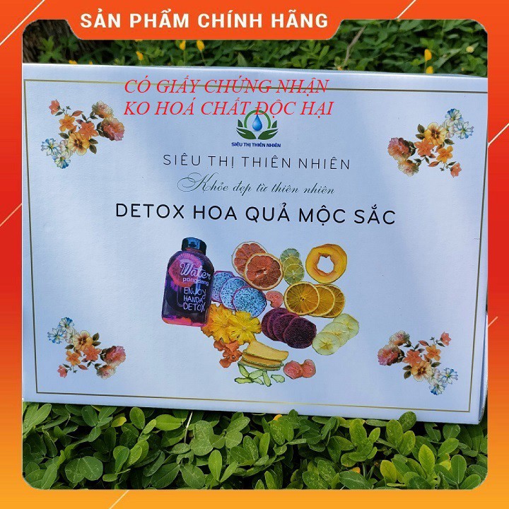 Detox hoa quả Mộc Sắc,cao cấp,lành tính,trà hoa quả sấy khô, thanh lọc,giảm cân,giảm mụn,đẹp da,vị thanh mát dễ uống,