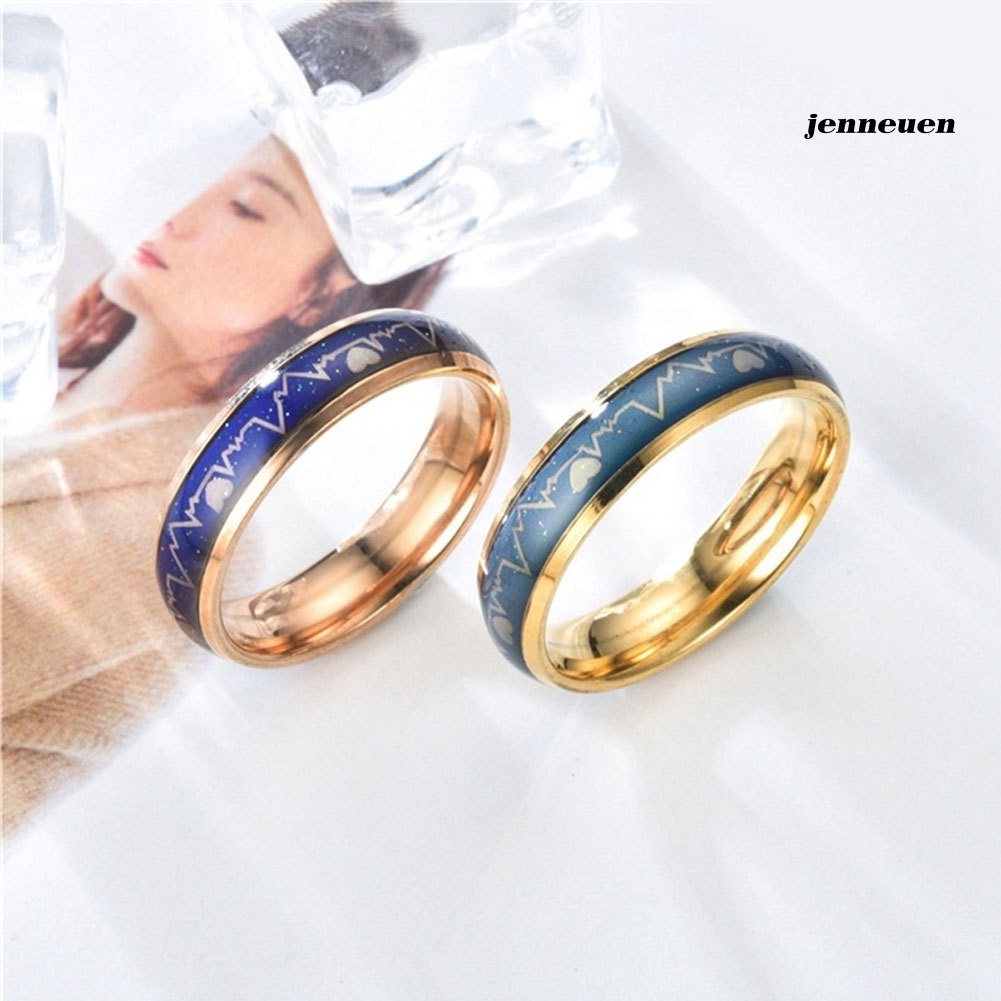 Nhẫn Hợp Kim Đổi Màu Theo Cảm Xúc Độc Đáo Dành Cho Nam Và Nữ