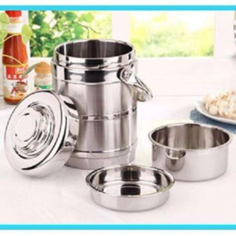 Cặp lồng giữ nhiệt 3 ngăn công nghệ Hàn Quốc -camen 3 ngăn giữ nhiệt inox -Camen giu nhiet 3 ngan, Cap long, Hộp đựn