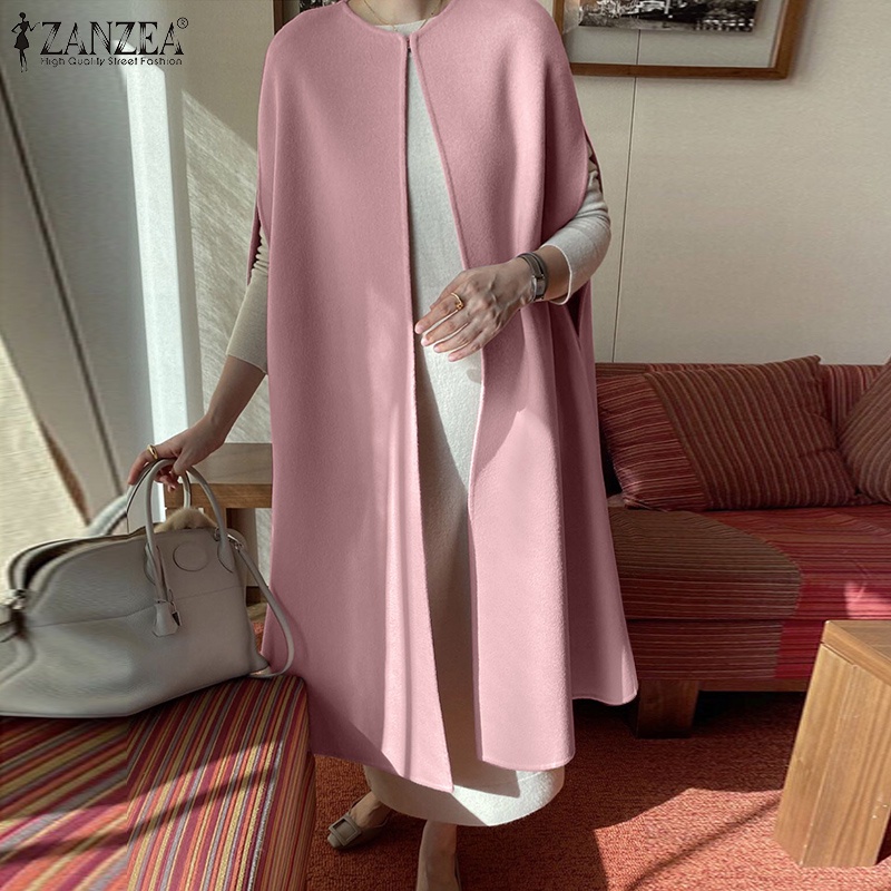 ZANZEA Women Winter Warm Casual Loose Sleeveless Street Fashion Cape | BigBuy360 - bigbuy360.vn