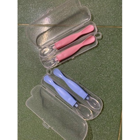 Thìa Ăn Dặm Silicon Siêu Mềm Cho Bé Tập Ăn