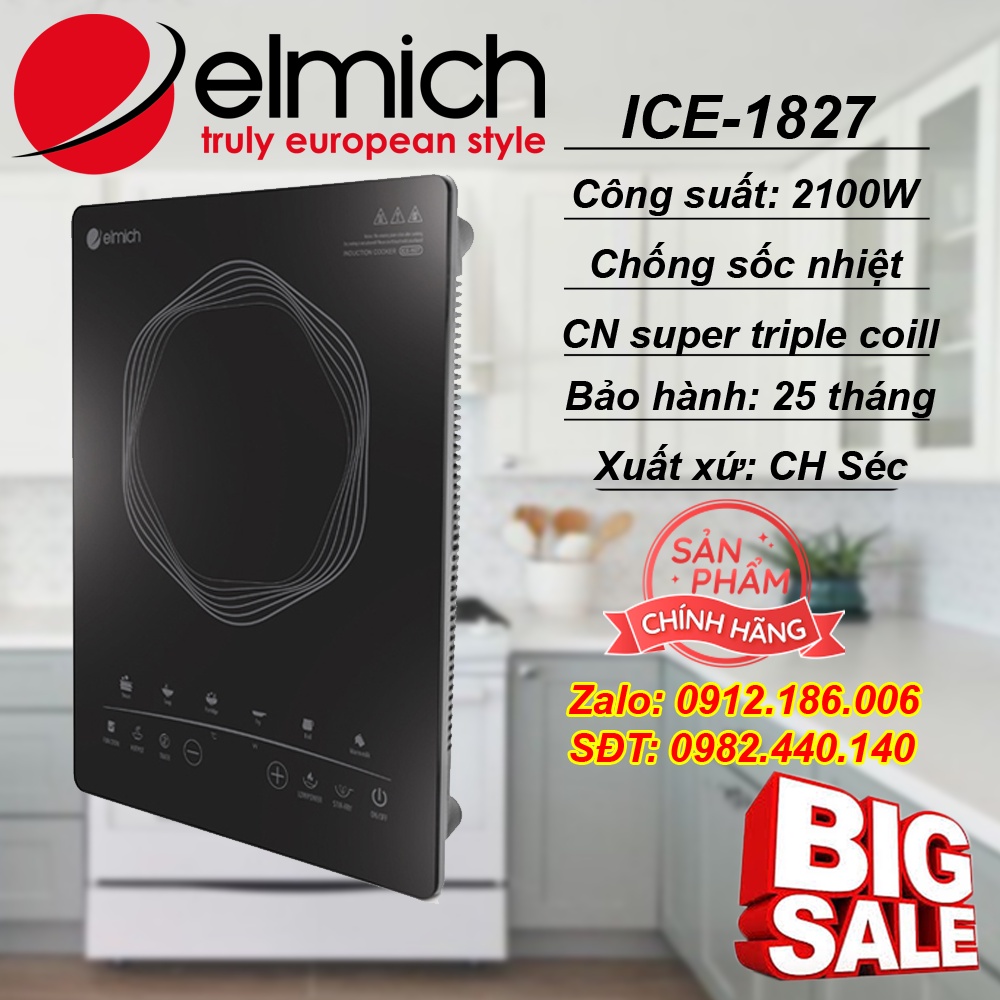 Bếp điện từ Elmich ICE-1827