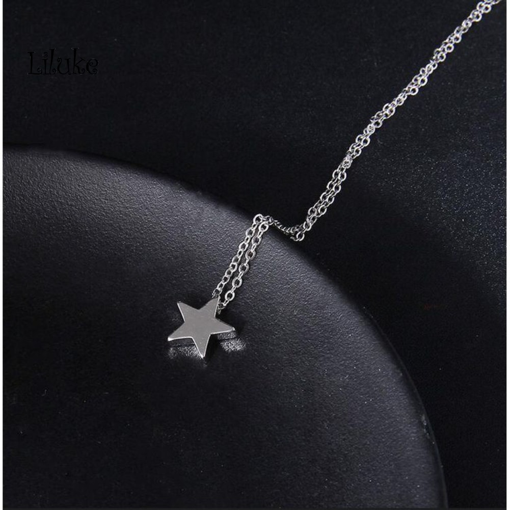 Vòng cổ Hợp Kim Trang Trí Mặt Hình Ngôi Sao Thời Trang Cho Nữ