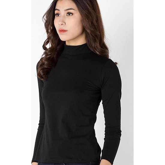 [ DEAL DEAL DEAL ] Áo giữ nhiệt nam nữ dài tay , cổ 3 phân giữ ấm