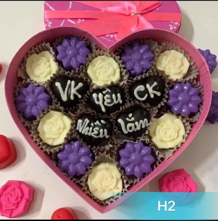Socola Valentine Handmade (nhận viết chữ theo yêu cầu)