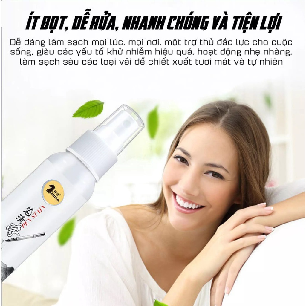 Dung Dịch Tẩy Vết Mực Bút Bi Bút Lông Trên Quần Áo SHIMA 120ml MARRYSTORE