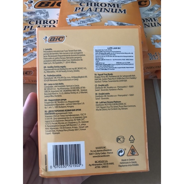 DAO LAM BIC CHÍNH HÃNG