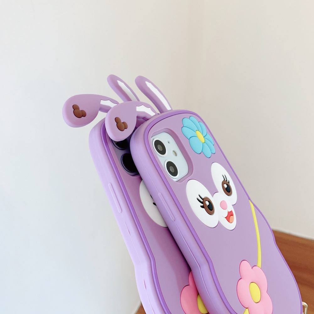 Ốp điện thoại silicone mềm hình StellaLou 3D dễ thương cho OPPO A74 5G A16 A54 A52 A92 A9 A5 2020 A7 A5S A12 A11K A3S F11 F9 RENO 6 5 2