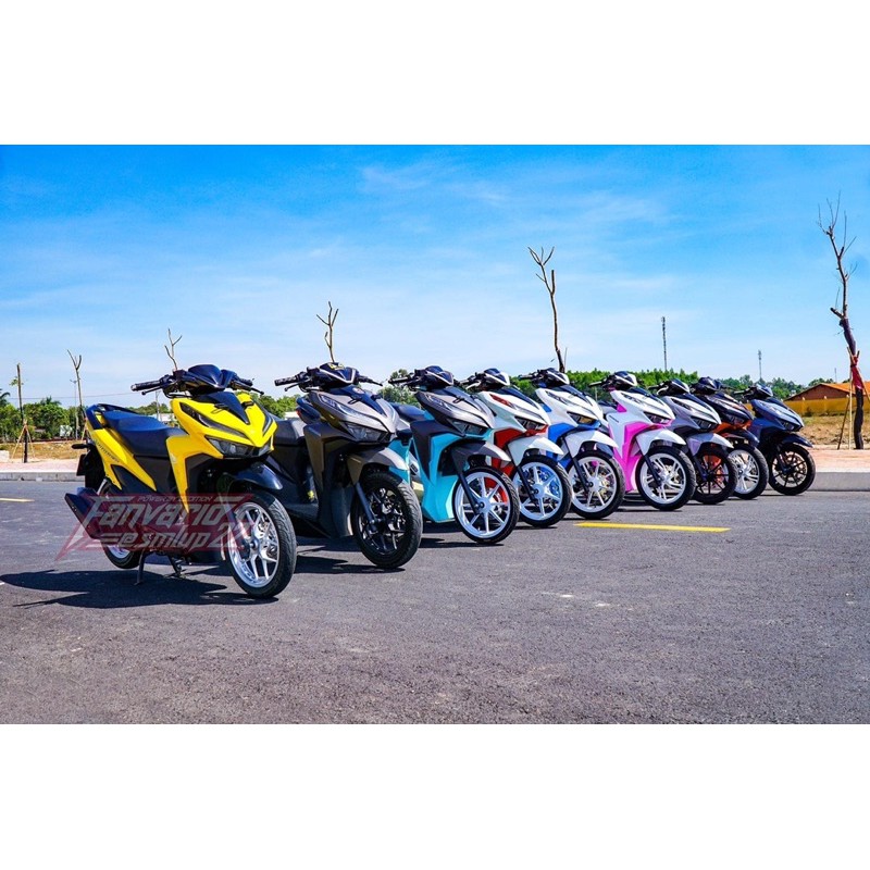 Set 10 món Nhựa Đúc màu cam  cho Vario/ Click 2018-2020