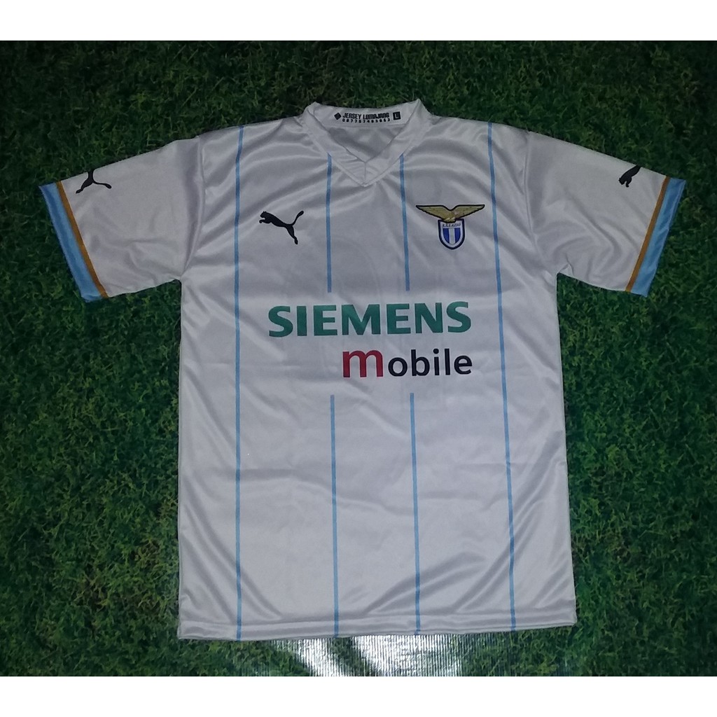 Áo Thun In Hình Lazio Jersey 2001 2002 Thời Trang Năng Động