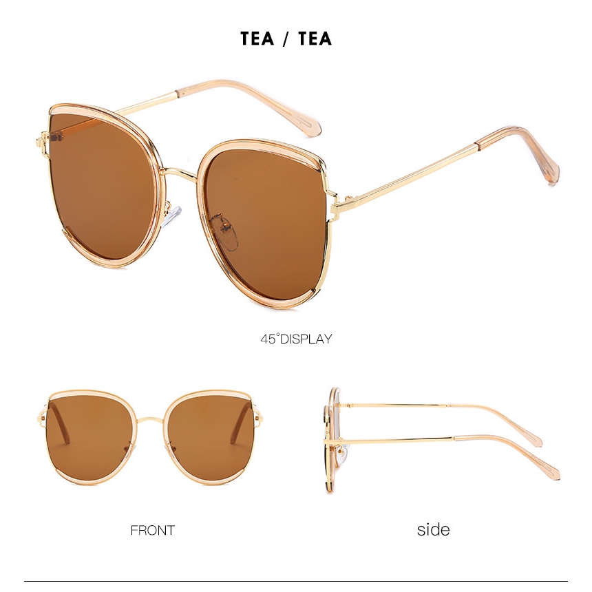 Kính mát thời trang gọng tròn cá tính cho nam và nữ