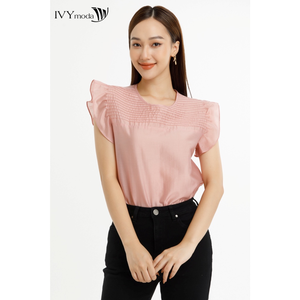 Áo lụa cánh tiên nữ IVY moda MS 16M7767