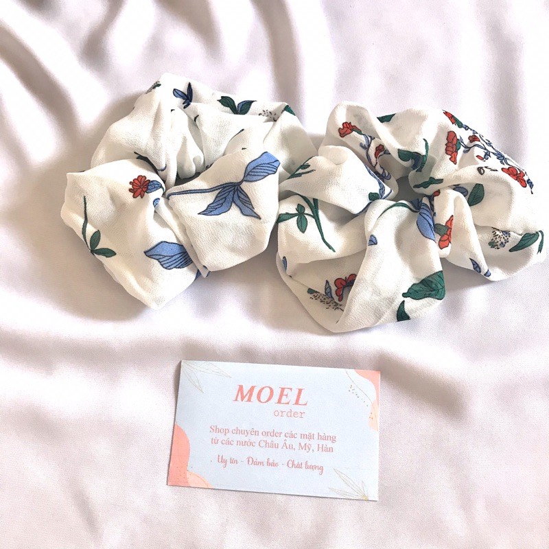cột tóc vải scrunchie handmade