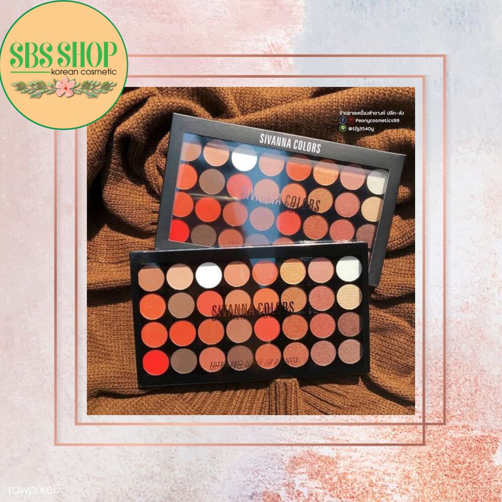 Phấn Mắt 32 Ô Sivanna Colors Ultra Pro Make-Up Palette