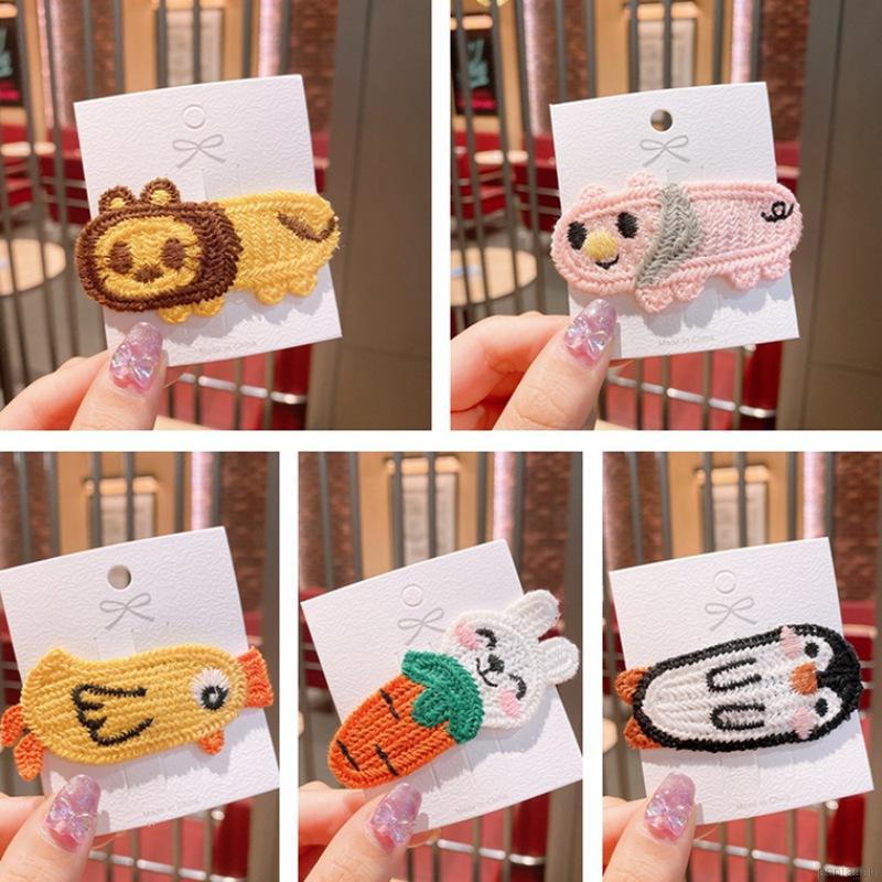 Kẹp Tóc Len Dễ Thương Cho Bé Gái