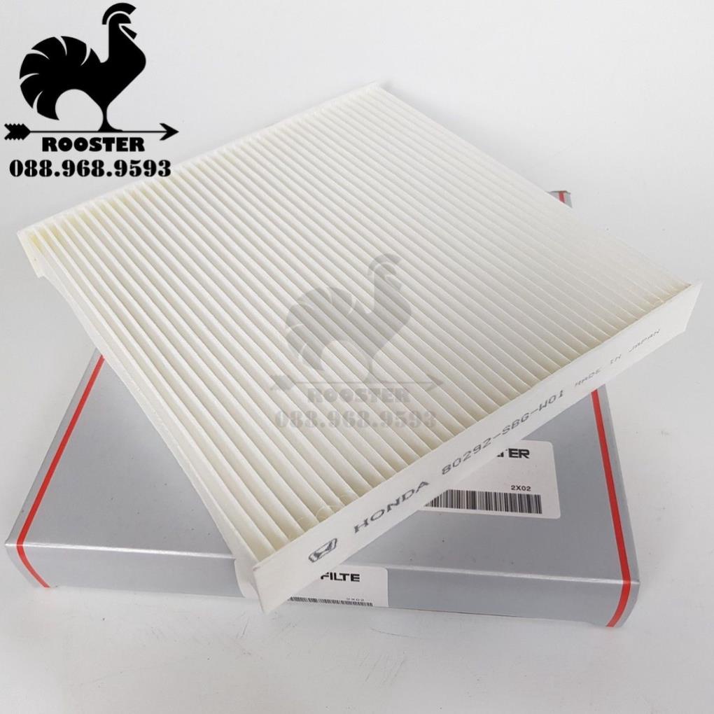 Lọc gió điều hòa, máy lạnh xe Honda CRV, Civic, MDX (Mã: 80292SDAA01/80292SBGW01/80292TV1E01/80292SDC505HE)