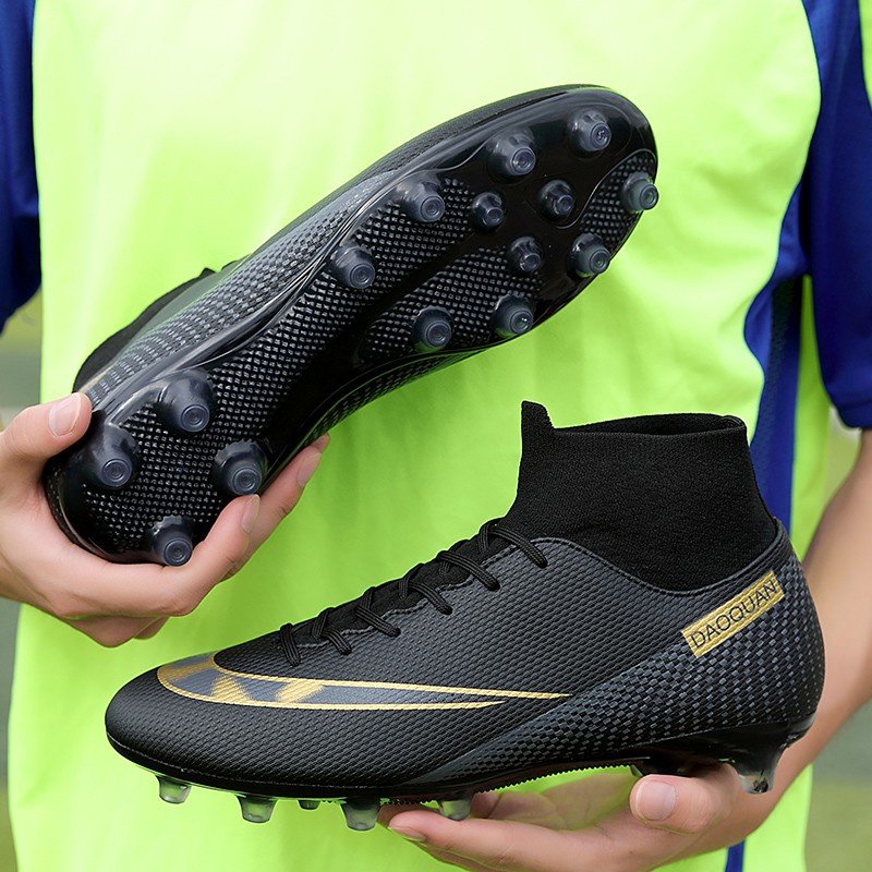 Giày đá bóng FG C Ronaldo Mercurial Size：35-47 Giày bóng đá thanh niên Giày bóng đá cỡ Plus