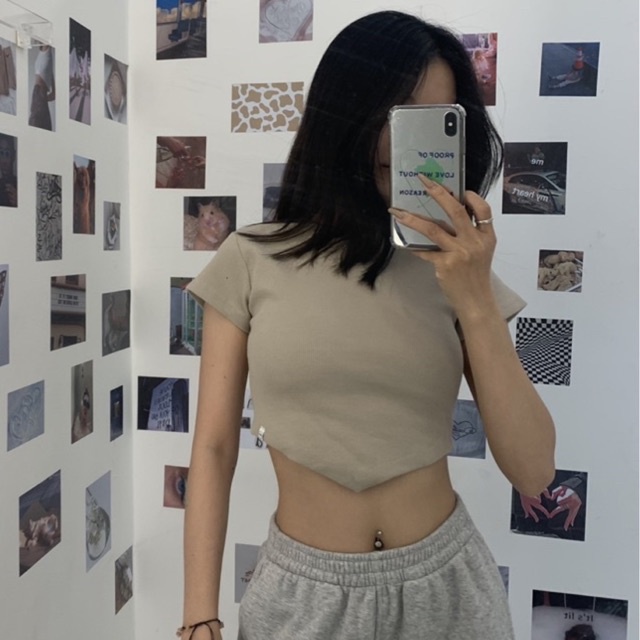 [Mã FAMARAL2 giảm 10K đơn 50K] Áo Alexis Kem Không Dây- Tiệm Mềm Croptop