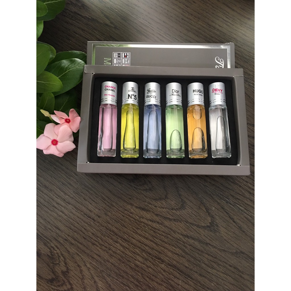 Nước hoa tháp 6 chai. | Thế Giới Skin Care