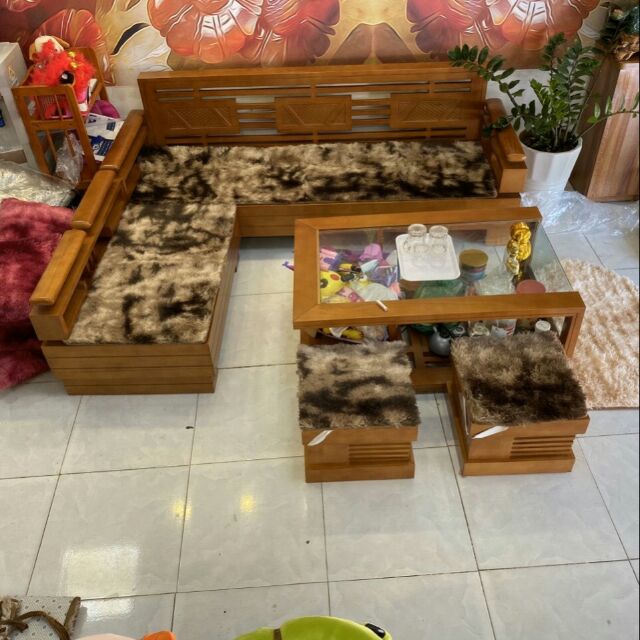 Thảm ghế lông 1 dài 2 ngắn
