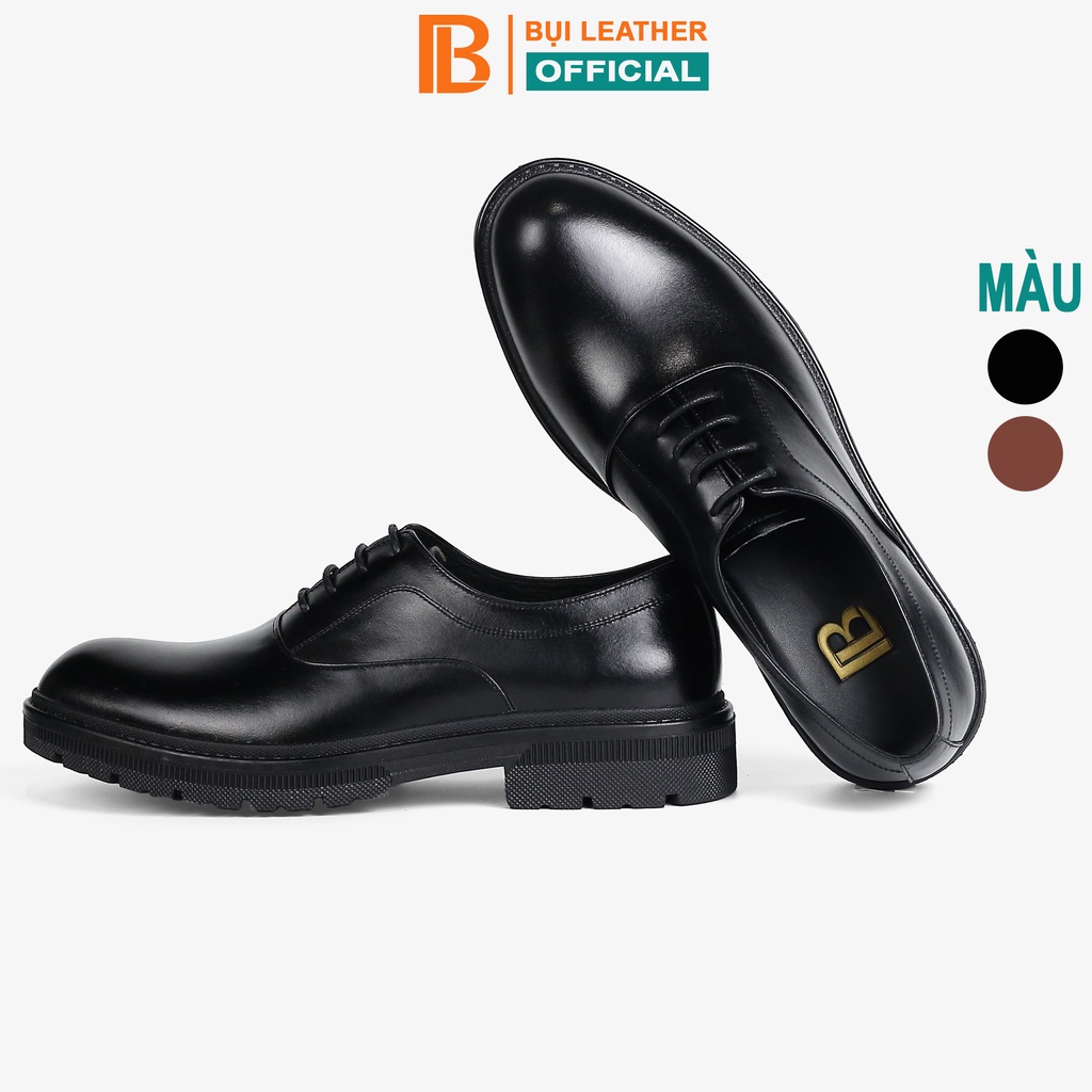 Giày nam đế đốc cao da bò nappa cao cấp G122 Bụi leather- Trẻ trung năng động- Bảo hành 12 tháng