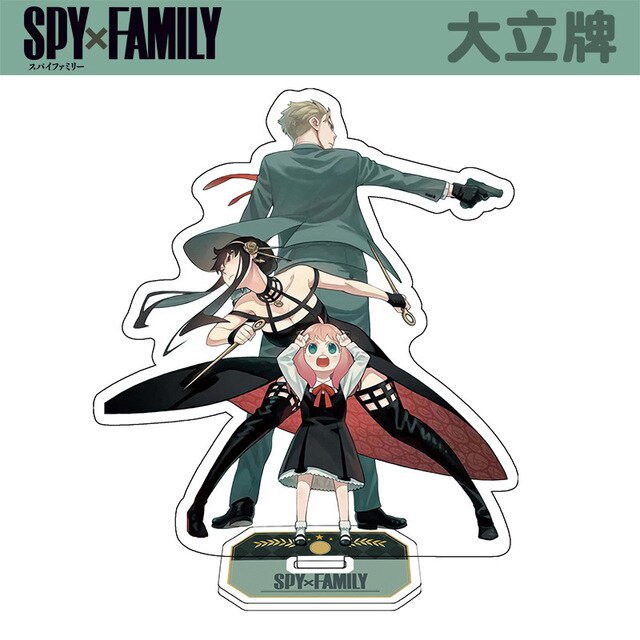 Mô Hình Nhân Vật Anime Bộ Spy x Family mô hình Anya Forger Chất liệu Acrylic trang trí góc học tập bàn làm việc