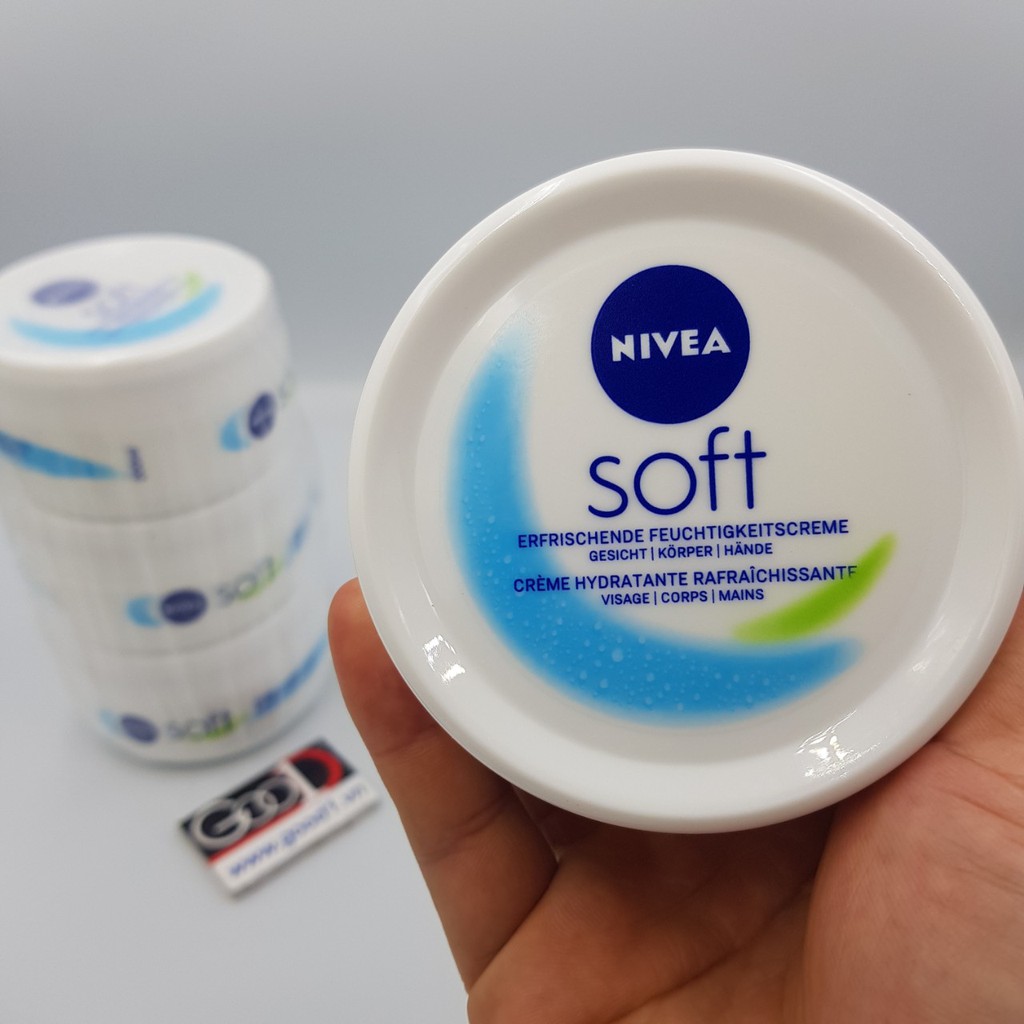 Kem dưỡng ẩm Nivea soft của Đức 200ml