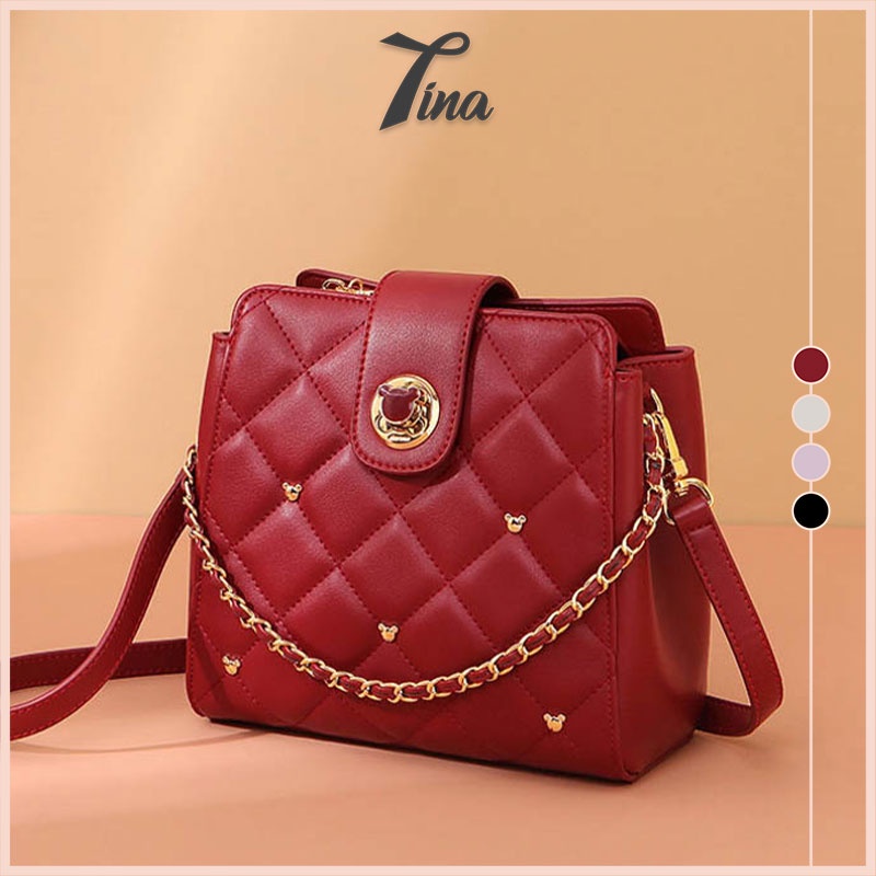 Túi đeo chéo nữ JUST STAR cao cấp đi chơi đẹp cute mini Tina Shop NJ055 thumbnail