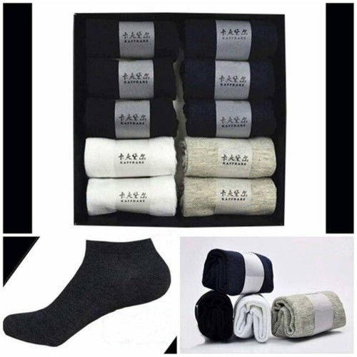 Hộp 10 đôi tất nam cổ ngắn chống hôi chân công nghệ kháng khuẩn NANO