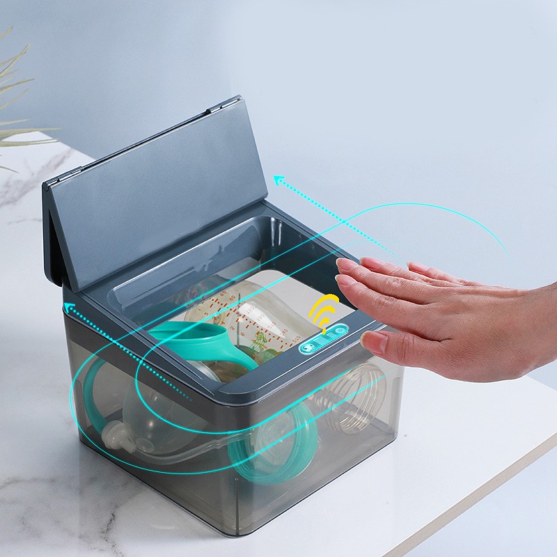 Hộp khử trùng tia UV có giá đỡ điện thoại di động tiện dụng