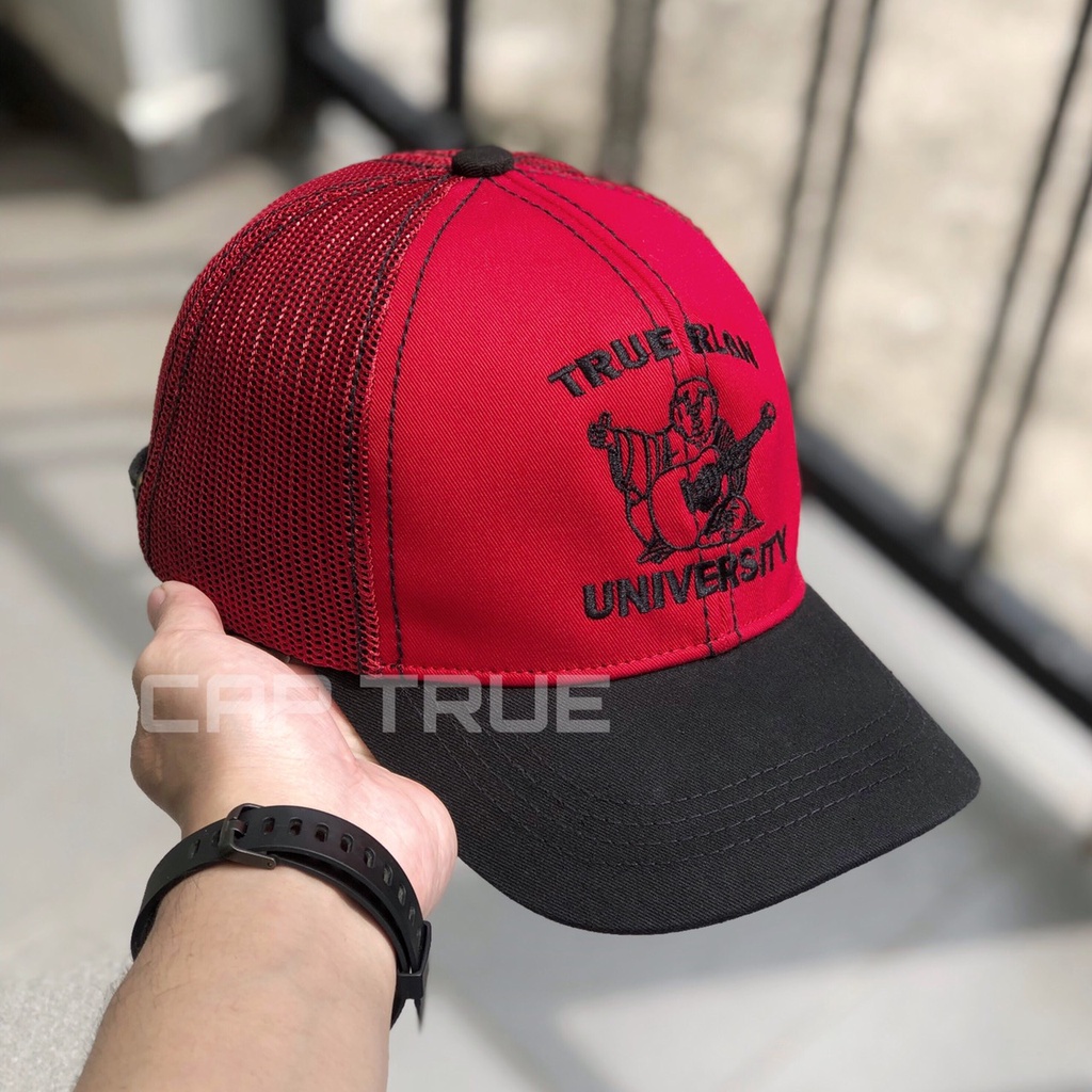 Mũ Lưỡi Trai - Nón Ông Địa TRUE UNIVER Phiên Bản Phối Lưới Hot Nhất Hiện Nay