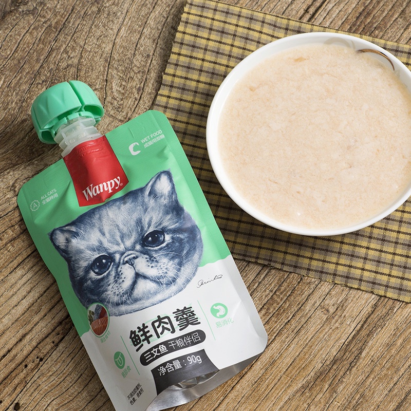 Pate Wanpy nắp vặn cho mèo 90g