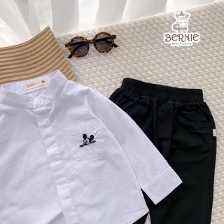 [XẢ KHO] Set sơ mi trắng quần Tây Micky bé trai