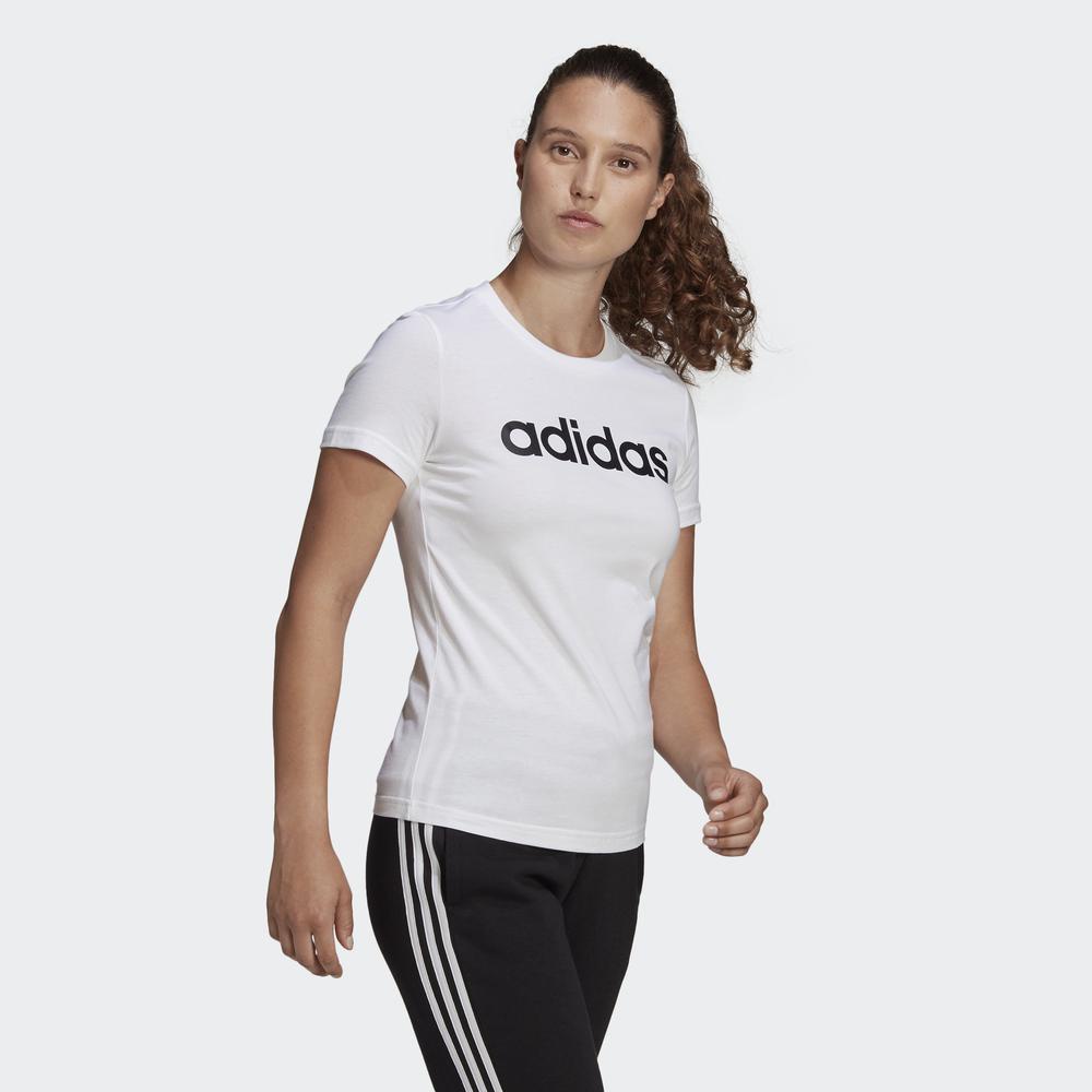 Áo Tee adidas Nữ LOUNGEWEAR Essentials Slim Logo Tee Màu trắng GL0768