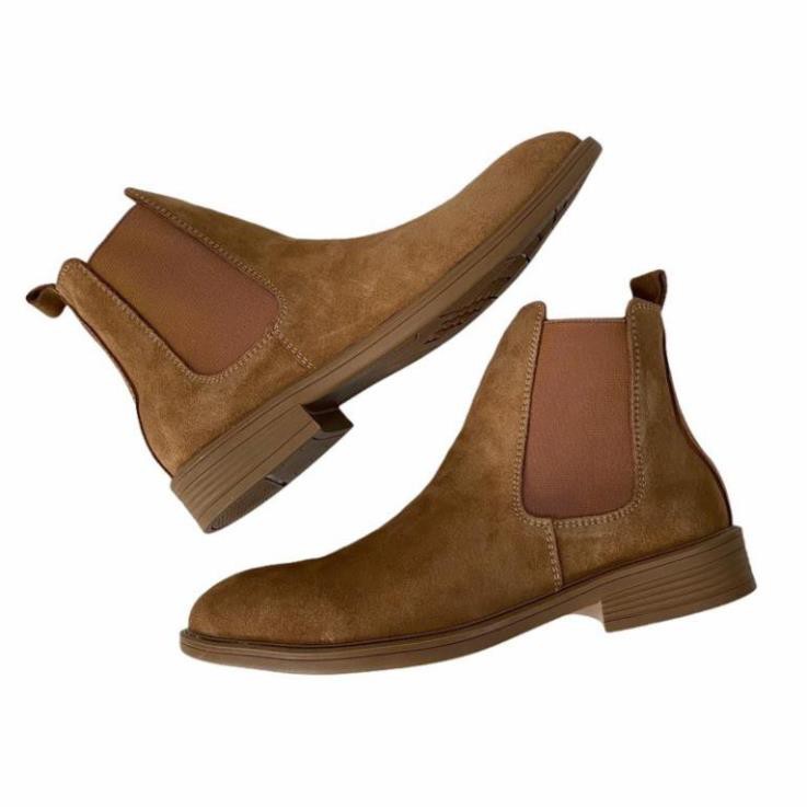 Giày chelsea boots TEFOSS HN601 cao cổ da thật cao cấp size 38-43 -o97