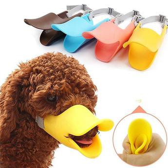 Rọ Mõm Chó Mỏ Vịt Cute Chống Cắn, Chống liếm, Ngăn Chó Mèo ăn lung tung S,M,L