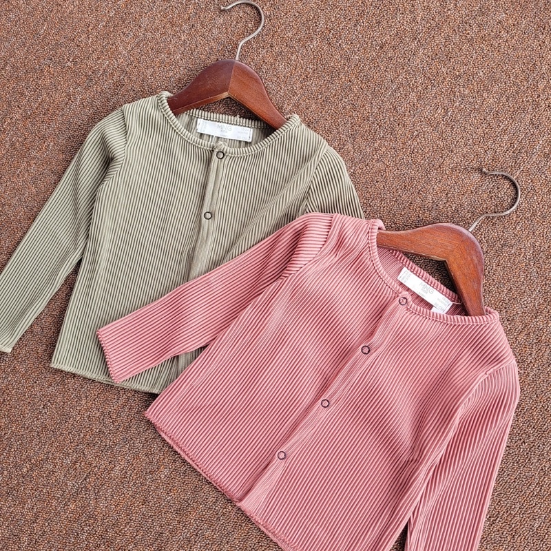 Áo khoác cardigan mềm nhẹ cho bé gái