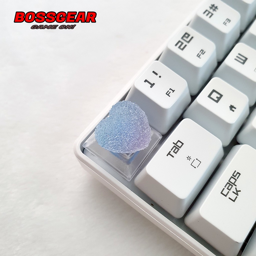 Keycap Lẻ hình kẹo dẻo trái tim cực đẹp và dễ thươngHeart candy ( keycap resin độc lạ )( Keycap Artisan )